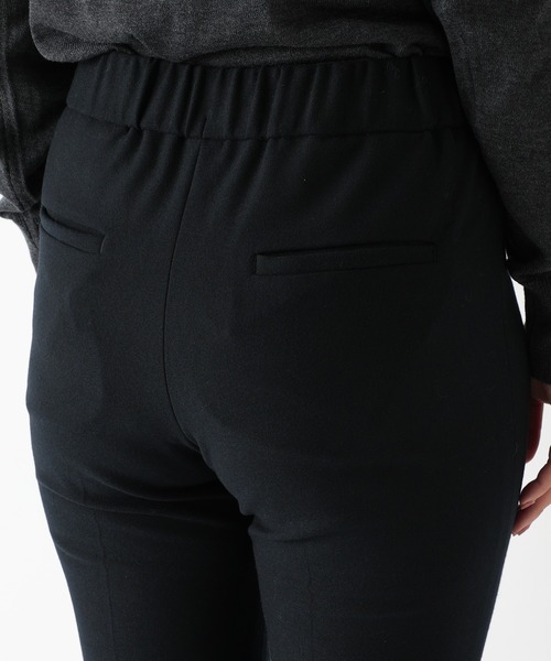 RIVE DROITE（リヴドロワ）の「《2サイズ展開》脚長効果も期待できる一着　ソフト両面起毛リラクシーパンツ（その他パンツ・レディース・グリーン/ネイビー・36/38）」の4枚目の写真