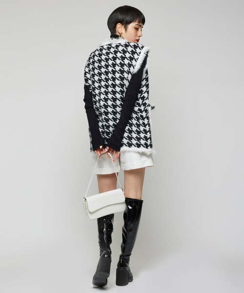 Narcissus（ナルシス）の「【Narcissus WEBSTORE 限定商品】ツイードベストジャケット（その他アウター・レディース・ホワイト/ブラック・FREE）」の5枚目の写真