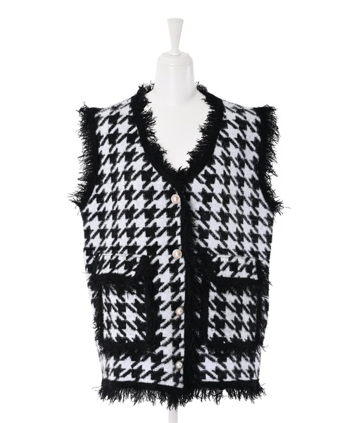 Narcissus（ナルシス）の「【Narcissus WEBSTORE 限定商品】ツイードベストジャケット（その他アウター・レディース・ホワイト/ブラック・FREE）」の12枚目の写真