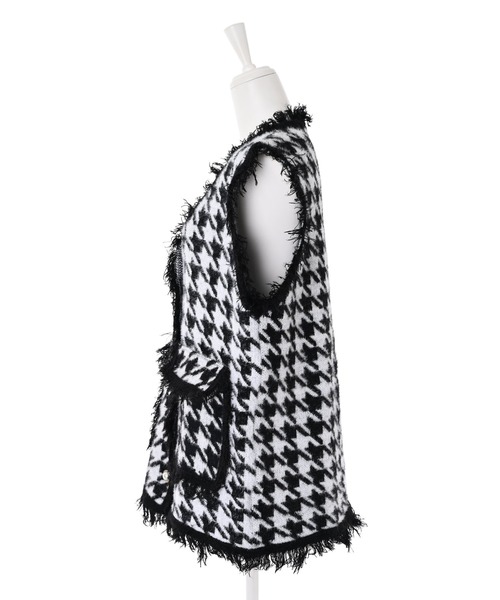 Narcissus（ナルシス）の「【Narcissus WEBSTORE 限定商品】ツイードベストジャケット（その他アウター・レディース・ホワイト/ブラック・FREE）」の13枚目の写真