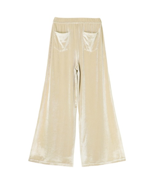 ALEXIA STAM（アリシアスタン）の「Velour Easy Pants/ベロア