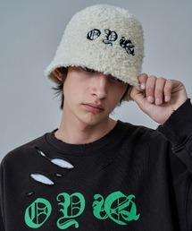 OY | 『OY/オーワイ』DEVIL LOGO BOUCLE BUCKET HAT/デビルロゴブークレバケットハット(ハット)