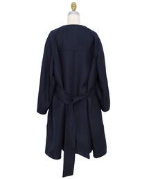 Drawer 176,000円22A/W ウールナナコケヌキノーカラーコート Drawer（ドゥロワー）の「＜Drawer（ドゥロワー）＞ ウールナナコ