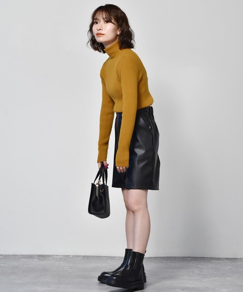 RETRO GIRL（レトロガール）の「タックショートパンツ（その他パンツ・レディース・アイボリー/ブラック/ダークブラウン/イエロー/ライトグリーン・FREE）」の15枚目の写真