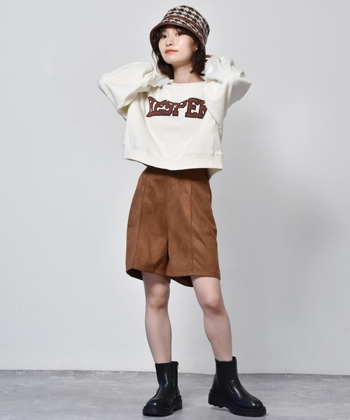 RETRO GIRL（レトロガール）の「タックショートパンツ（その他パンツ・レディース・アイボリー/ブラック/ダークブラウン/イエロー/ライトグリーン・FREE）」の16枚目の写真