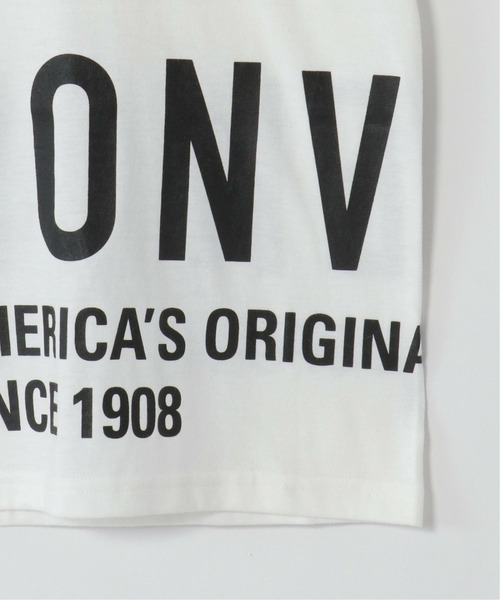 CONVERSE ALL STAR(コンバースオールスター)の「【WEB限定】【キッズ】CONVERSE コンバース 前後プリントロンT(130~160cm)(Tシャツ/カットソー・キッズ・ブラック/ホワイト・130/150/160/140)」の8枚目の写真