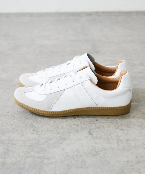 GERMAN TRAINER(ジャーマントレーナー)の「GERMAN TRAINER / ジャーマントレーナー(スニーカー・メンズ・ホワイト/ブラック・40/41/42)」の7枚目の写真