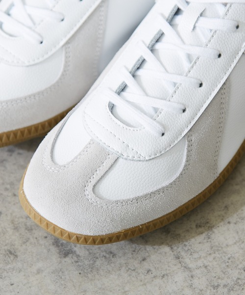 GERMAN TRAINER(ジャーマントレーナー)の「GERMAN TRAINER / ジャーマントレーナー(スニーカー・メンズ・ホワイト/ブラック・40/41/42)」の10枚目の写真