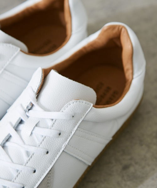 GERMAN TRAINER(ジャーマントレーナー)の「GERMAN TRAINER / ジャーマントレーナー(スニーカー・メンズ・ホワイト/ブラック・40/41/42)」の11枚目の写真