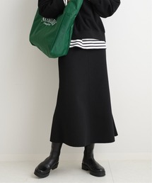 ダブルフェイスジャージフレアスカート2◆