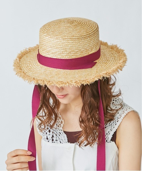 kaorinomori（カオリノモリ）の「カオリノモリ　マーハット（ハット・レディース・パープル/ブラック・M/57.5cm）」の7枚目の写真