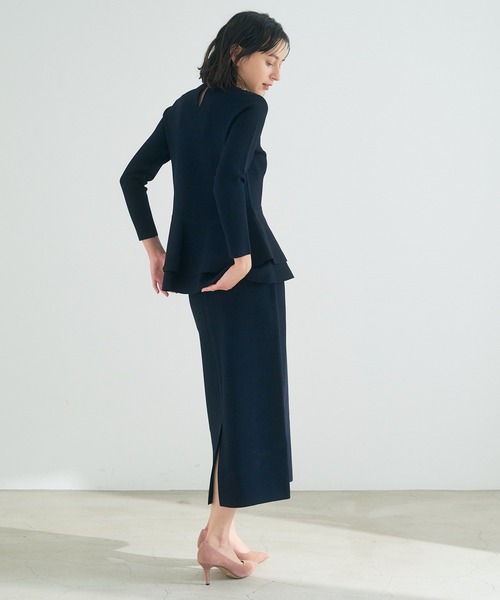 ANAYI（アナイ）の「レーヨンナイロンフレアフリル プルオーバー