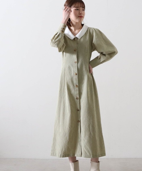 セール スイッチカラーギンガムチェックワンピース ワンピース Cheek チーク のファッション通販 Zozotown