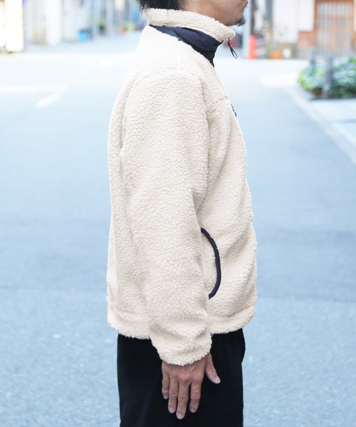 jiggys shop（ジギーズショップ）の「裏メッシュ シープボア レトロジャケット（ブルゾン・メンズ・ブラック/ベージュ/アイボリー・MEDIUM/LARGE/X-LARGE）」の11枚目の写真