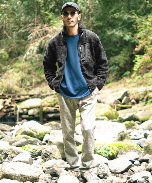 jiggys shop（ジギーズショップ）の「裏メッシュ シープボア レトロジャケット（ブルゾン・メンズ・ブラック/ベージュ/アイボリー・MEDIUM/LARGE/X-LARGE）」の5枚目の写真