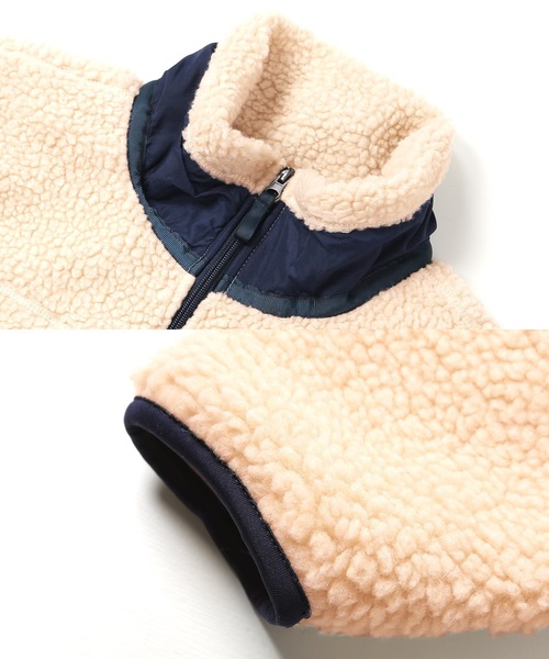 jiggys shop（ジギーズショップ）の「裏メッシュ シープボア レトロジャケット（ブルゾン・メンズ・ブラック/ベージュ/アイボリー・MEDIUM/LARGE/X-LARGE）」の14枚目の写真