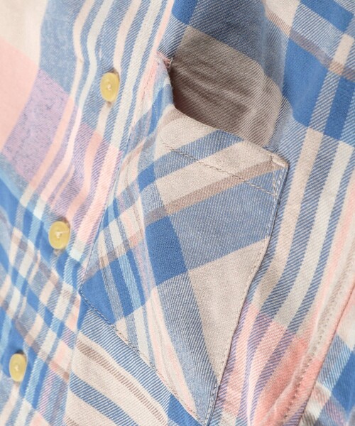BRANSHES（ブランシェス）の「【ペア】やわらかチェックシャツ（シャツ/ブラウス・キッズ・ブラウン/アイボリー・90/100/110/120/130/140/150）」の13枚目の写真