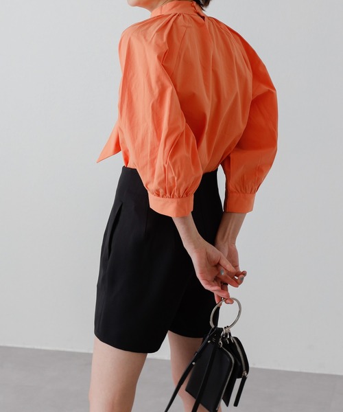 COLONY 2139(コロニートゥーワンスリーナイン)の「コットンボウタイブラウス(シャツ/ブラウス・レディース・オフホワイト/ベージュ/オレンジ・FREE)」の20枚目の写真