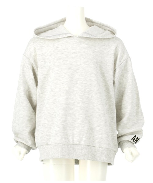 ANAP kids(アナップキッズ)の「【WEB限定】8色展開ミニ裏毛フーディートップススウェット(パーカー・キッズ・オレンジ/イエロー×グリーン/ラベンダー/ホワイト/ライトグレー/ベージュ/ピンク/ブルー・130cm/100cm/120cm/90cm/110cm)」の22枚目の写真