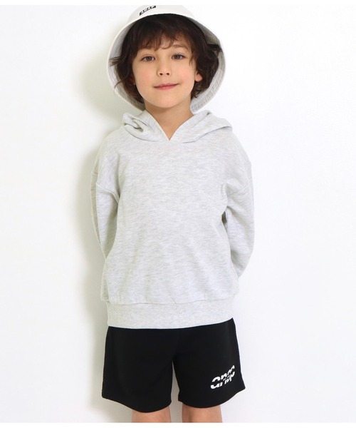 ANAP kids(アナップキッズ)の「【WEB限定】8色展開ミニ裏毛フーディートップススウェット(パーカー・キッズ・オレンジ/イエロー×グリーン/ラベンダー/ホワイト/ライトグレー/ベージュ/ピンク/ブルー・130cm/100cm/120cm/90cm/110cm)」の19枚目の写真