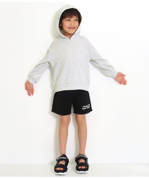 ANAP kids(アナップキッズ)の「【WEB限定】8色展開ミニ裏毛フーディートップススウェット(パーカー・キッズ・オレンジ/イエロー×グリーン/ラベンダー/ホワイト/ライトグレー/ベージュ/ピンク/ブルー・130cm/100cm/120cm/90cm/110cm)」の20枚目の写真