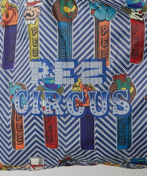 ear PAPILLONNER（イアパピヨネ）の「"PEZ（ペッツ）×ear" エコバッグ収納用巾着付き　ZOO&CIRCUS（エコバッグ/サブバッグ・レディース・ブルー/ブラック/ベージュ・FREE）」の5枚目の写真