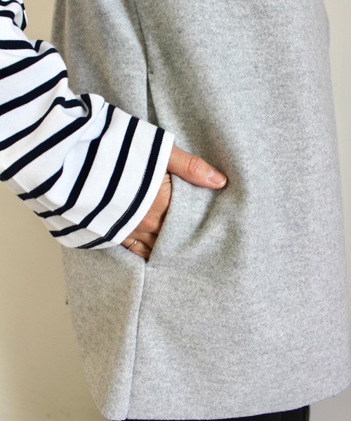 MLI'A（エムリア）の「Wフェイスジレ（ベスト・レディース・グレー/ベージュ/ブラック・M）」の17枚目の写真