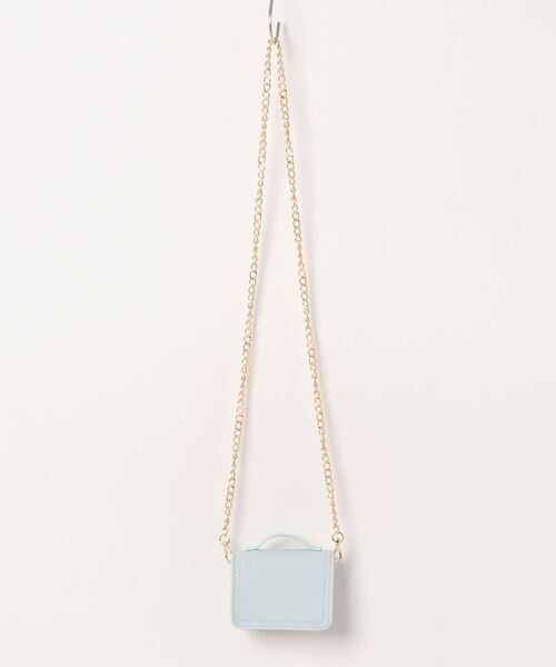 Samantha Thavasa Petit Choice（サマンサタバサ　プチチョイス）の「フロント金具ミニミニショルダー（ハンドバッグ・レディース・ラベンダー/ピンク/ブラック/ベージュ/ライトブルー/ペールイエロー・FREE）」の15枚目の写真