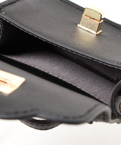 Samantha Thavasa Petit Choice（サマンサタバサ　プチチョイス）の「フロント金具ミニミニショルダー（ハンドバッグ・レディース・ラベンダー/ピンク/ブラック/ベージュ/ライトブルー/ペールイエロー・FREE）」の18枚目の写真