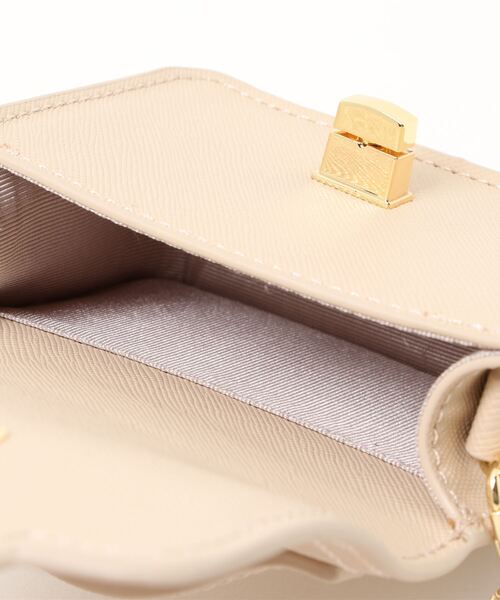 Samantha Thavasa Petit Choice（サマンサタバサ　プチチョイス）の「フロント金具ミニミニショルダー（ハンドバッグ・レディース・ラベンダー/ピンク/ブラック/ベージュ/ライトブルー/ペールイエロー・FREE）」の13枚目の写真