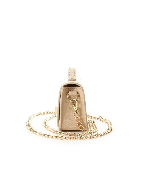 Samantha Thavasa Petit Choice（サマンサタバサ　プチチョイス）の「フロント金具ミニミニショルダー（ハンドバッグ・レディース・ラベンダー/ピンク/ブラック/ベージュ/ライトブルー/ペールイエロー・FREE）」の8枚目の写真