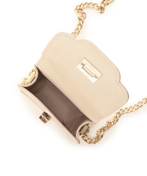 Samantha Thavasa Petit Choice（サマンサタバサ　プチチョイス）の「フロント金具ミニミニショルダー（ハンドバッグ・レディース・ラベンダー/ピンク/ブラック/ベージュ/ライトブルー/ペールイエロー・FREE）」の10枚目の写真