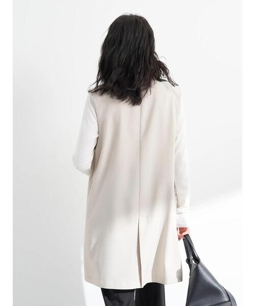 earth music&ecology（アースミュージックアンドエコロジー）の「ロングジレ（ベスト・レディース・モカ/ライトベージュ・FREE）」の13枚目の写真