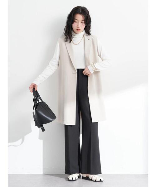 earth music&ecology（アースミュージックアンドエコロジー）の「ロングジレ（ベスト・レディース・モカ/ライトベージュ・FREE）」の15枚目の写真