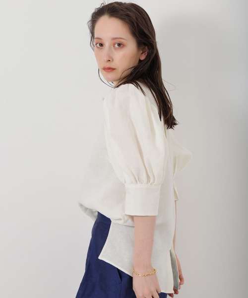 BABYLONE 5分袖パフスリーブジャケット ブラック 36(S) 新品タグ付 TIME SALE】長袖タックパフスリーブブラウス【ネコポス】 – BLUE