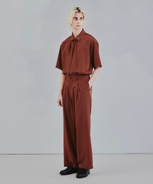 tk.TAKEO KIKUCHI | ストールシャツセットアップ(半袖/ユニセックスアイテム)(セットアップ)
