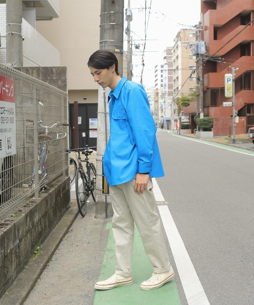 UNIVERSAL OVERALL(ユニバーサルオーバーオール)の「UNIVERSAL OVERALL ワークパンツテーパード T-02(チノパンツ・メンズ・ブラック/ネイビー/モカ/アイボリー・36/34/32/30/28)」の20枚目の写真