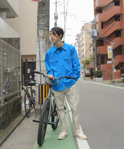 UNIVERSAL OVERALL(ユニバーサルオーバーオール)の「UNIVERSAL OVERALL ワークパンツテーパード T-02(チノパンツ・メンズ・ブラック/ネイビー/モカ/アイボリー・36/34/32/30/28)」の14枚目の写真