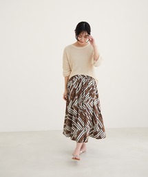 ルグラジック⭐︎フレアロングギャザースカート 36⭐︎美品 LE GLAZIK｜ギャザー スカート GATHERED SKIRT マキシ丈 フレア