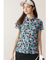 Pinky&amp;Dianne - 新品【PINKY&amp;DIANNE】ピンキー＆ダイアン　ゴルフ　ロゴ　半袖ポロシャツ セール】 ＜PINKY GOLF＞バックプリントスムース