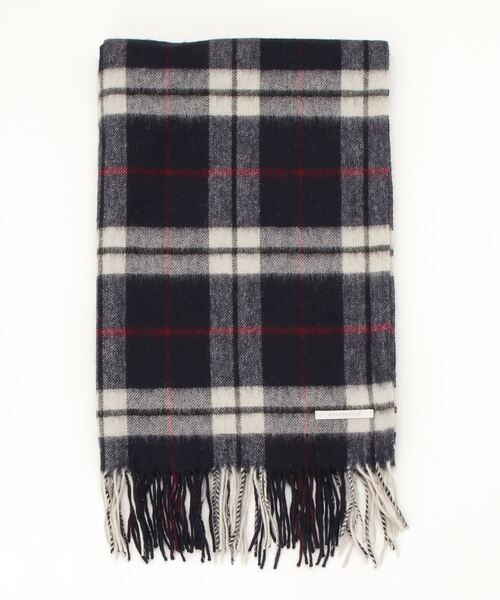 セール ブランド古着 チェック柄ストール ストール ショール Mercuryduo マーキュリーデュオ のファッション通販 Zozoused