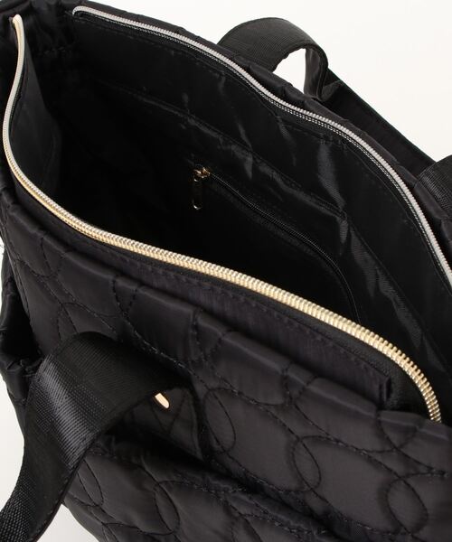 GGD SELECT（ジージーディー　セレクト）の「キルト２WAYトート（トートバッグ・レディース・ブラック/ベージュ/ネイビー・FREE）」の9枚目の写真