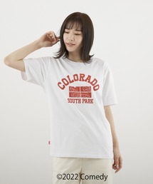 サウスパーク16/-天竺プリント半袖CREW TEE(BEY)