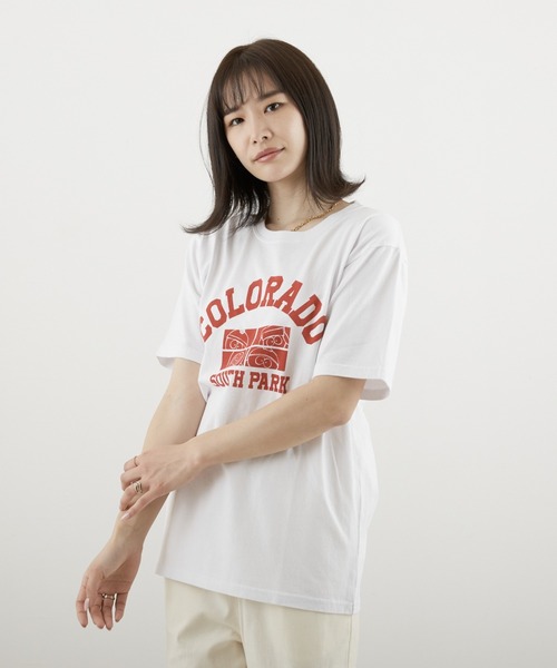 Naked Rust and other POEMS（ネイキッドラストアンドアザーポエムス）の「サウスパーク16/-天竺プリント半袖CREW　TEE(BEY)（Tシャツ/カットソー・メンズ・ホワイト/ブルー/ブラック・MEDIUM/X-LARGE/LARGE）」の8枚目の写真