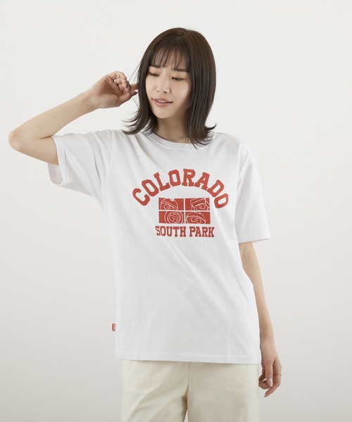 Naked Rust and other POEMS（ネイキッドラストアンドアザーポエムス）の「サウスパーク16/-天竺プリント半袖CREW　TEE(BEY)（Tシャツ/カットソー・メンズ・ホワイト/ブルー/ブラック・MEDIUM/X-LARGE/LARGE）」の6枚目の写真