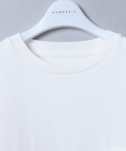 NUMERALS（ヌメラルズ）の「【UNISEX】[NUMERALS]UDRポケットBIGＴシャツ（Tシャツ/カットソー・メンズ・ベージュ/ホワイト/ブラック・MEDIUM/LARGE）」の5枚目の写真