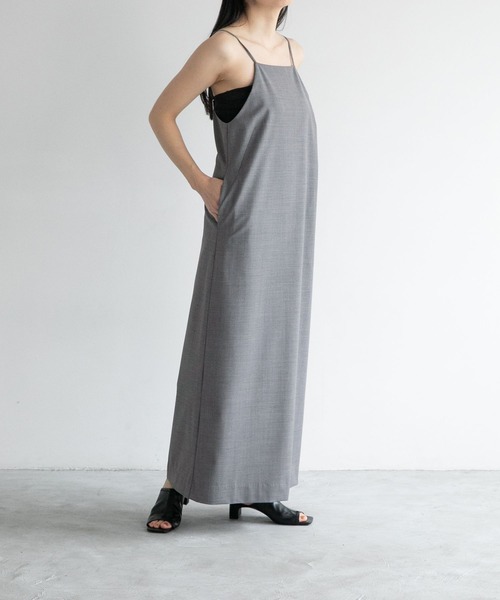 yuw（ユウ）の「スクエアキャミワンピース　278912（ワンピース・レディース・ブラック/グレー・FREE）」の17枚目の写真