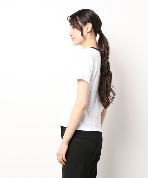 Morris & Sons（モリスアンドサンズ）の「MORRIS & SONS | クルーネックTシャツ WOMEN（Tシャツ/カットソー・レディース・ホワイト系その他/グレー系その他/ホワイト系その他5/ホワイト系その他2・SMALL/MEDIUM）」の5枚目の写真