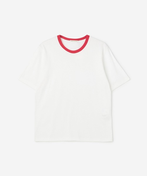 Morris & Sons（モリスアンドサンズ）の「MORRIS & SONS | クルーネックTシャツ WOMEN（Tシャツ/カットソー・レディース・ホワイト系その他/グレー系その他/ホワイト系その他5/ホワイト系その他2・SMALL/MEDIUM）」の2枚目の写真
