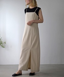 【UNFIELD】スリットキャミワンピース